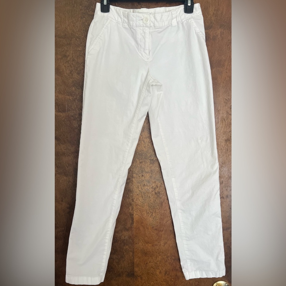 White Casual Pants